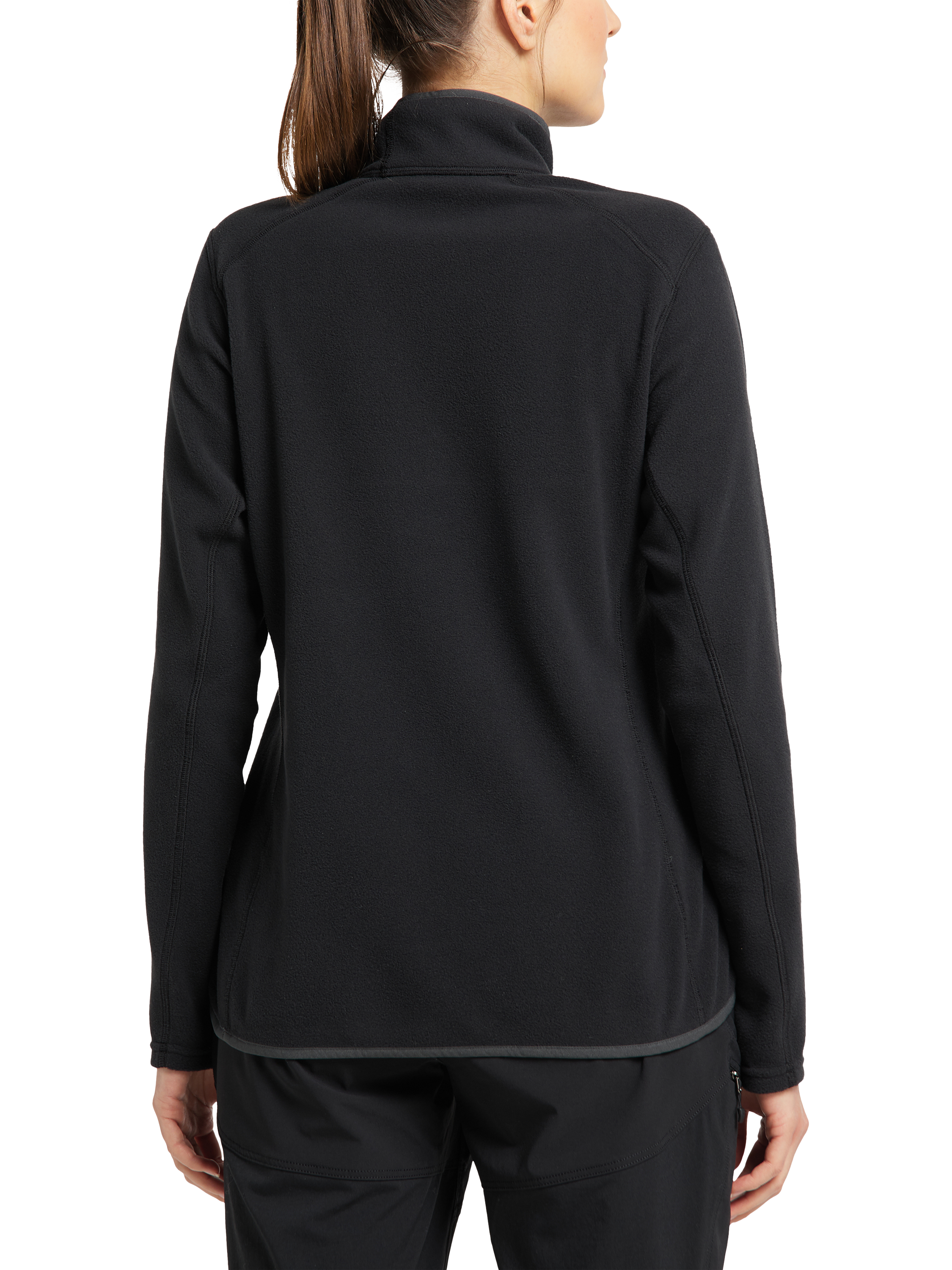 Product image 3 of 5, which shows Haglöfs Women's Pollux Half Zip Jersey Top, Black, XS
