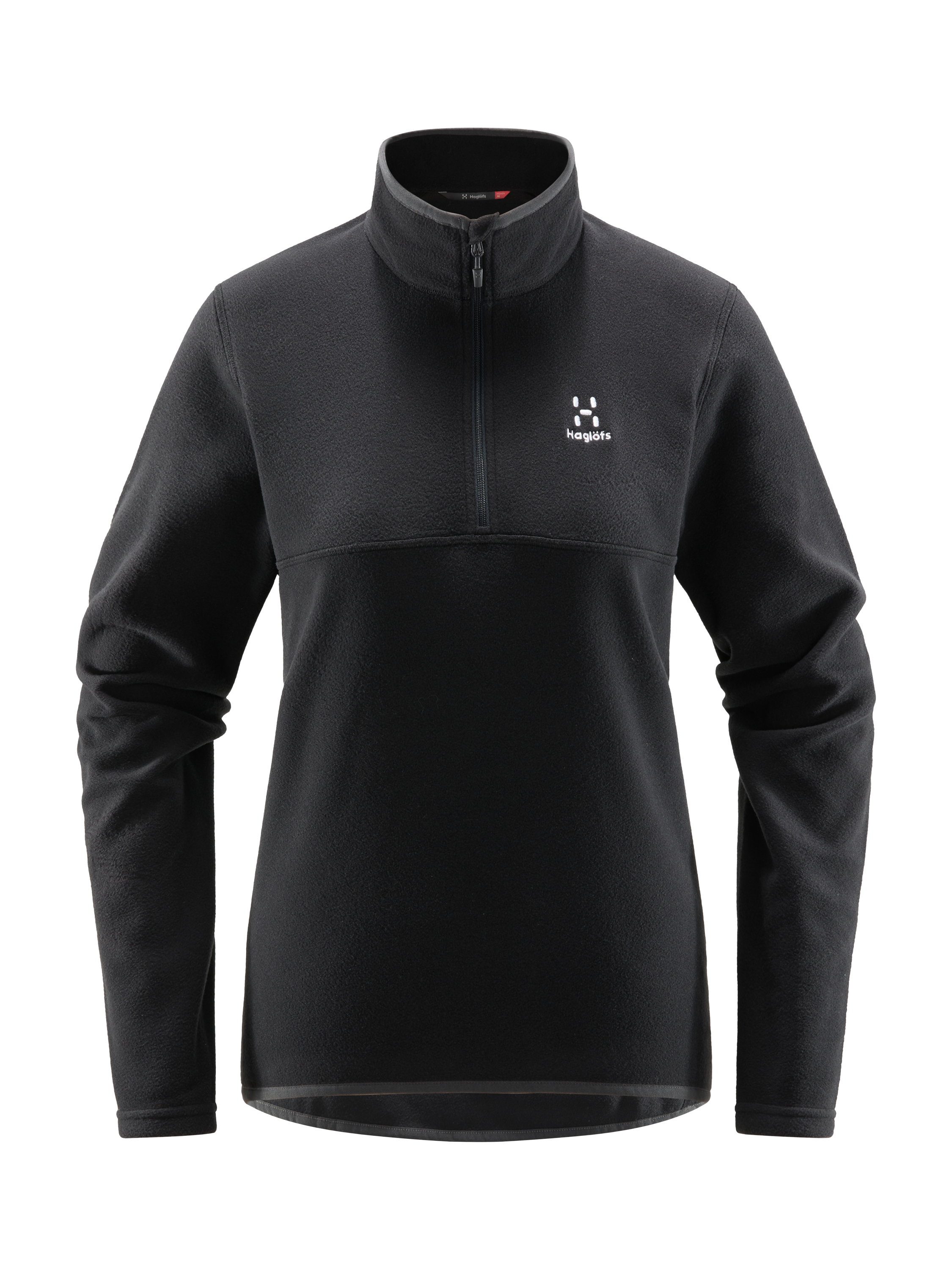 Product image 4 of 5, which shows Haglöfs Women's Pollux Half Zip Jersey Top, Black, XS