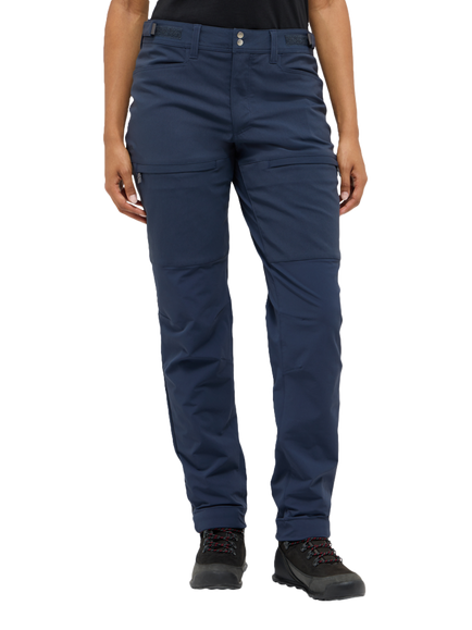 Haglöfs Women's Alert Mid-Rise Hiking Trousers, Tarn Blue, Tarn Blue