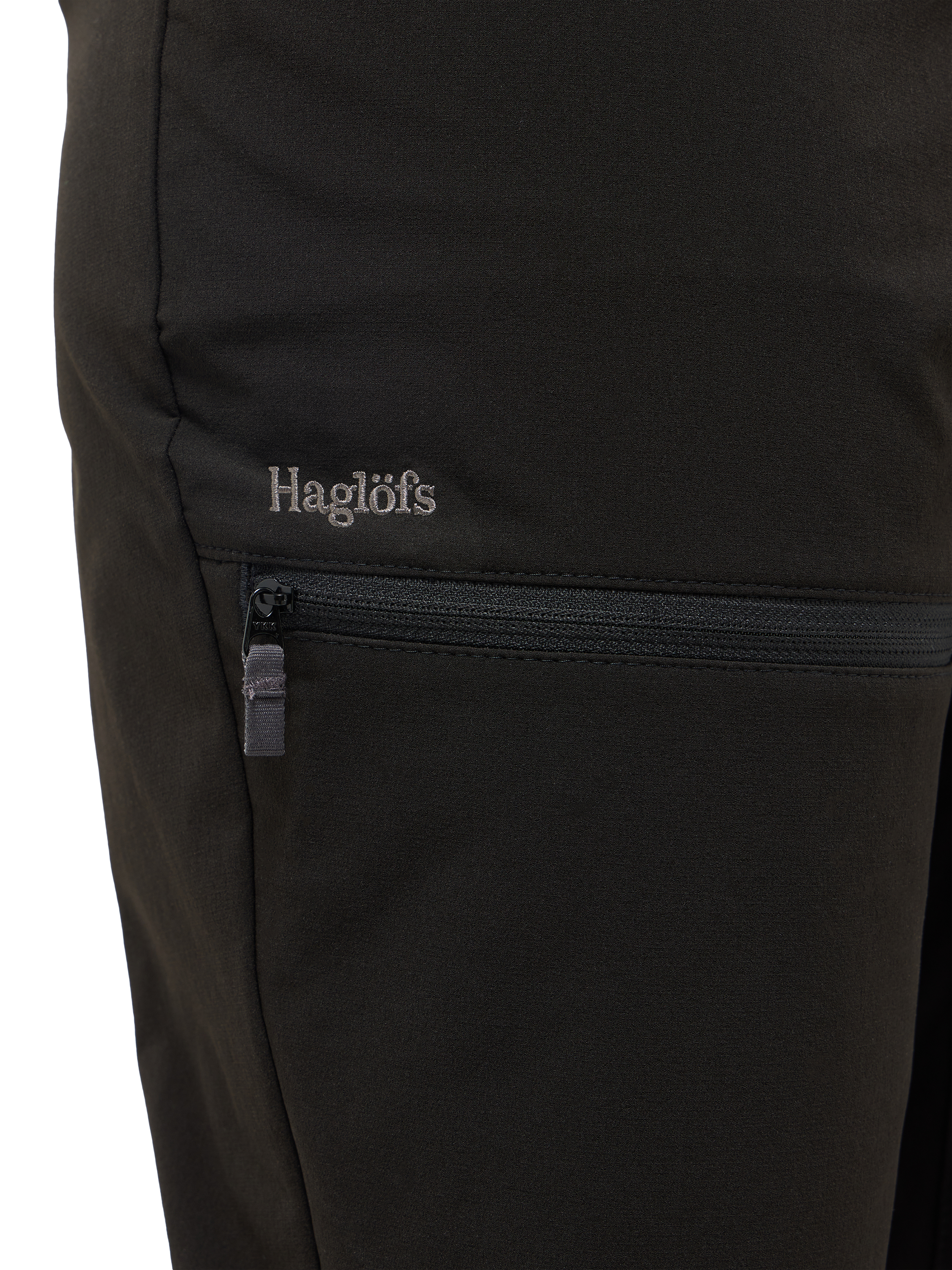 Product image 6 of 9, which shows Haglöfs Women's Front Flex Hiking Trousers, Black, 8
