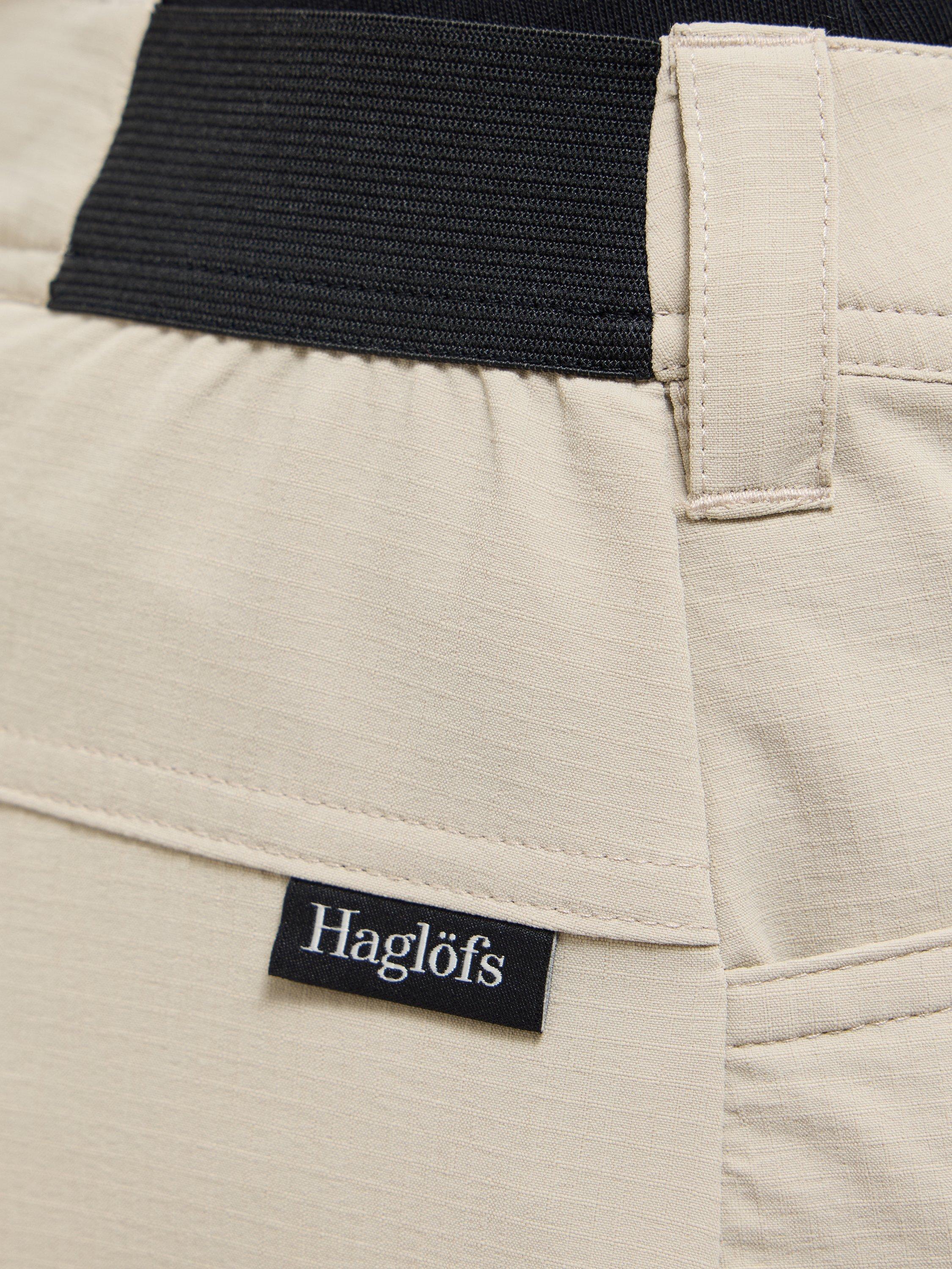 Product image 5 of 8, which shows Haglöfs Women's Korp Lite Hiking Shorts, Chalk Beige, 10