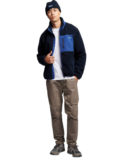 Penfield Mattawa Borg Fleece Jacket - view 2, Navy