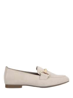 Gabor Jangle Slip On Metal Trim Detail Loafers, Oak