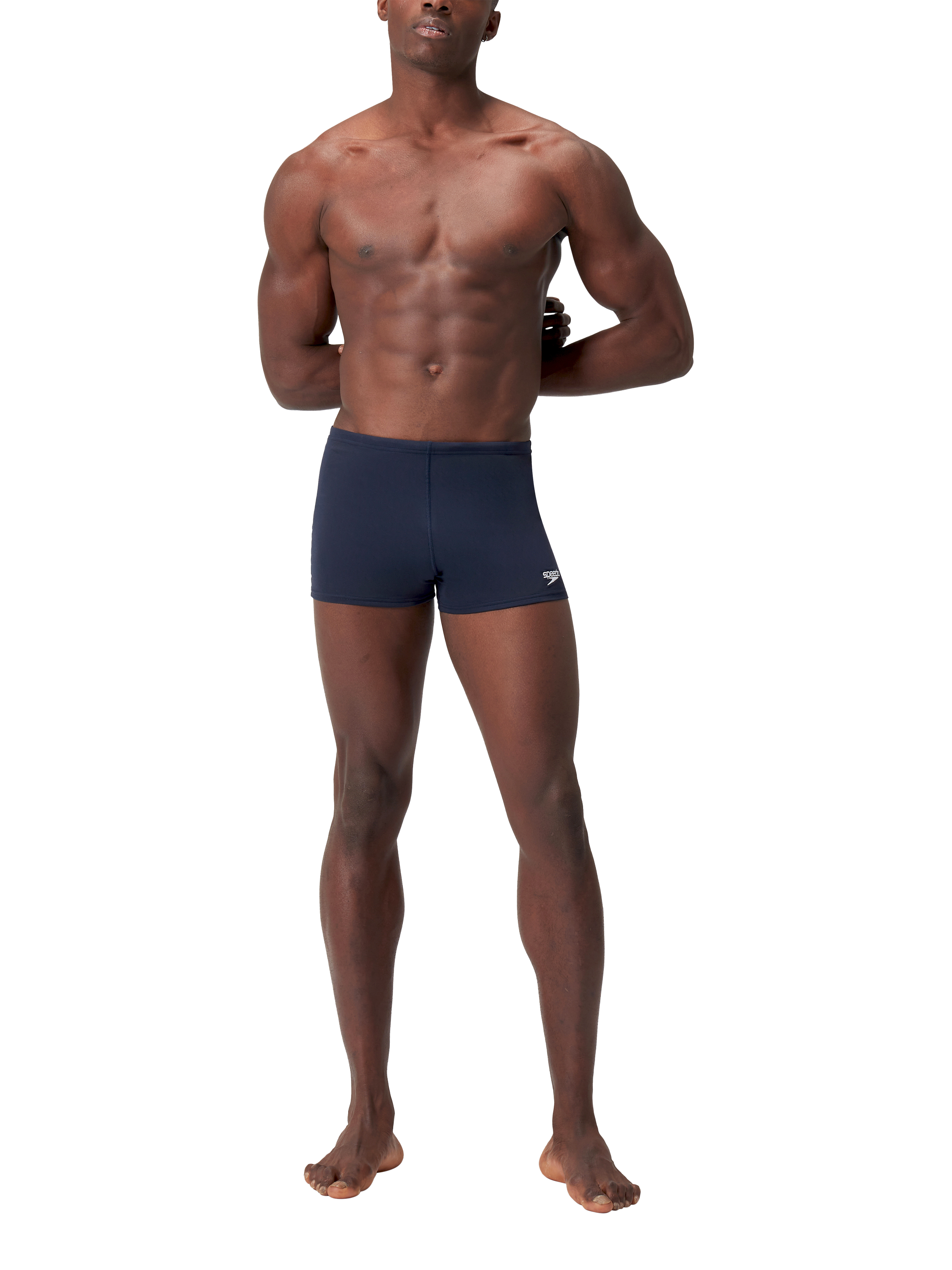 Product image 1 of 7, which shows Speedo Endurance+ Aquashort Swim Shorts, True Navy, 30