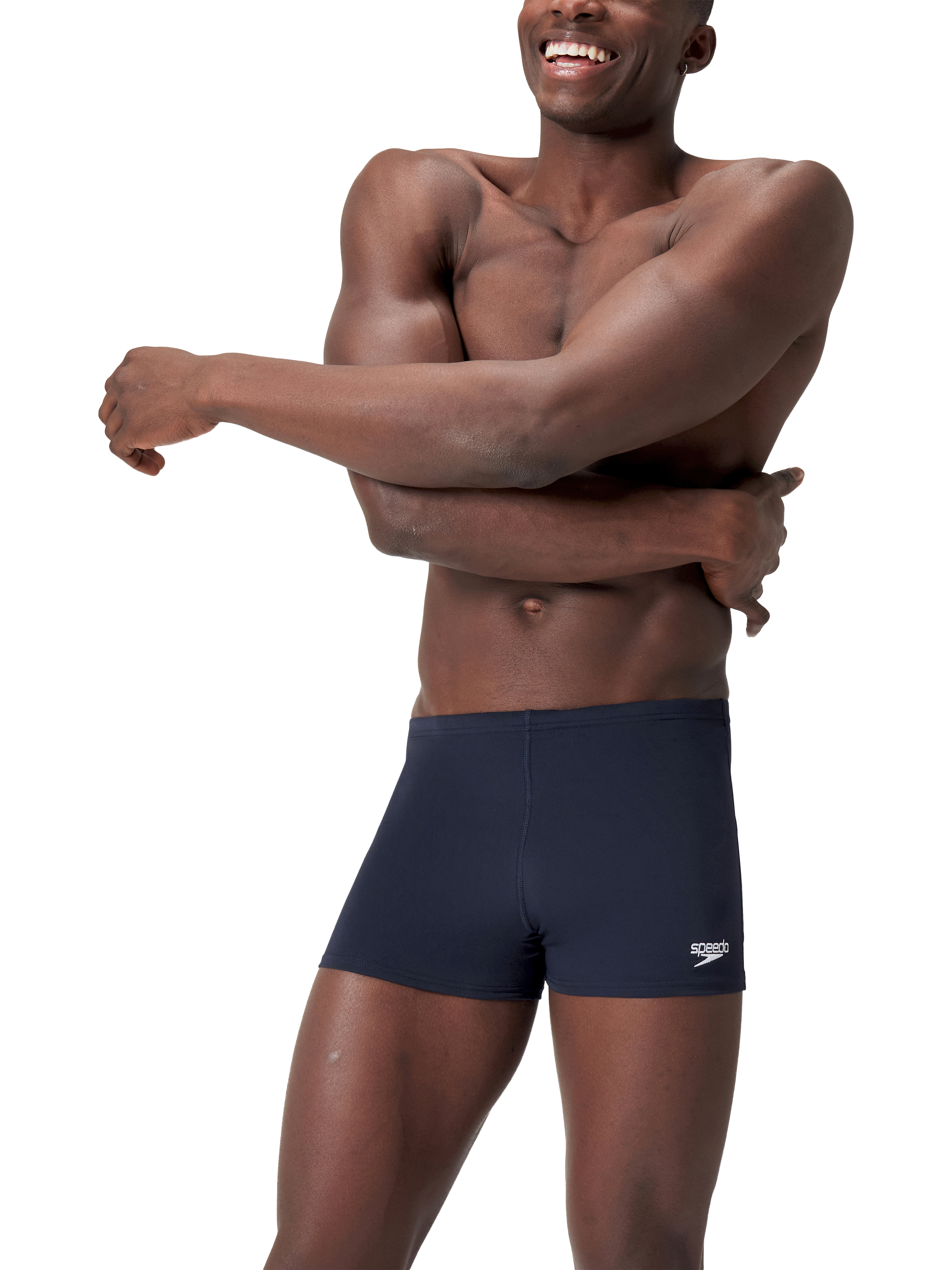 Product image 2 of 7, which shows Speedo Endurance+ Aquashort Swim Shorts, True Navy, 30