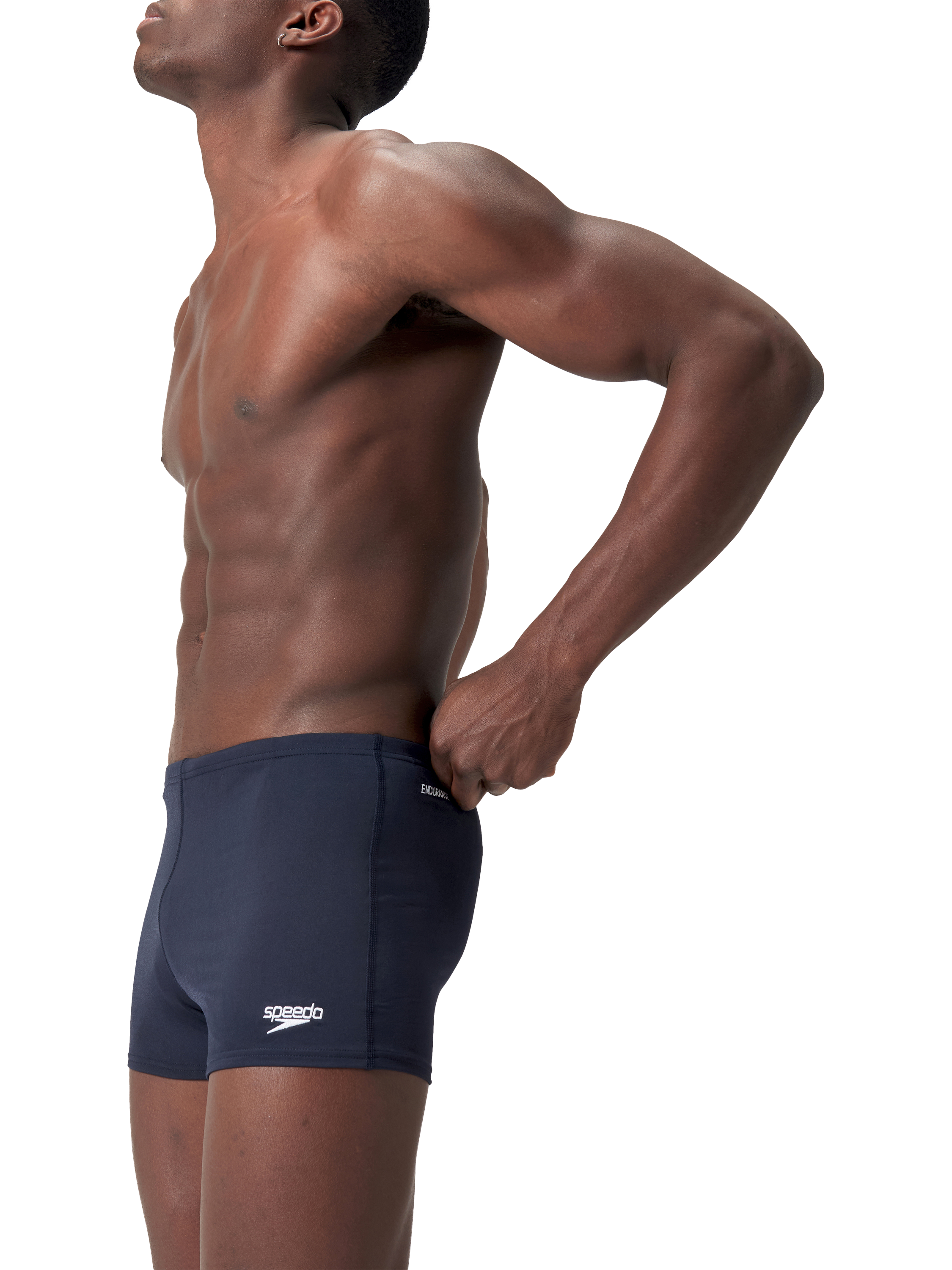 Product image 3 of 7, which shows Speedo Endurance+ Aquashort Swim Shorts, True Navy, 30
