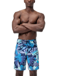 Speedo Lookout Print 18" Swim Shorts, Hapuna Blue