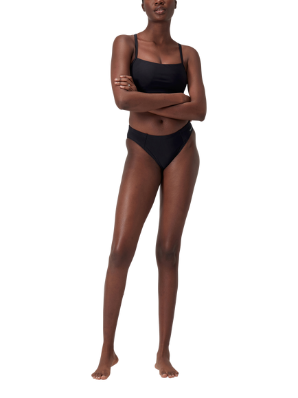 Speedo Mix and Match Fitness Bikini Bottoms, Anthracite, Anthracite