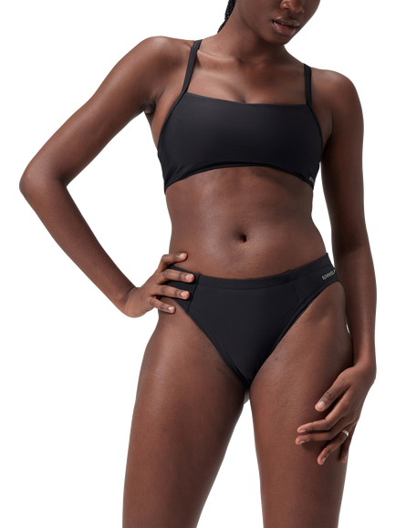 Speedo Mix and Match Fitness Bikini Bottoms, Anthracite - view 2, Anthracite