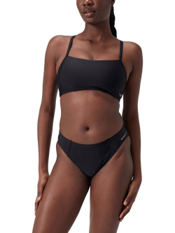 Speedo Racerback Fitness Crop Top, Anthracite - view 2, Anthracite