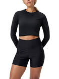 Speedo Women's 5'' Solid Swim Shorts, Anthracite