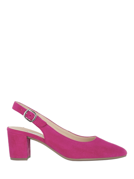 Gabor Helmsdale Suede Court Shoes, Fuchsia, Fuchsia