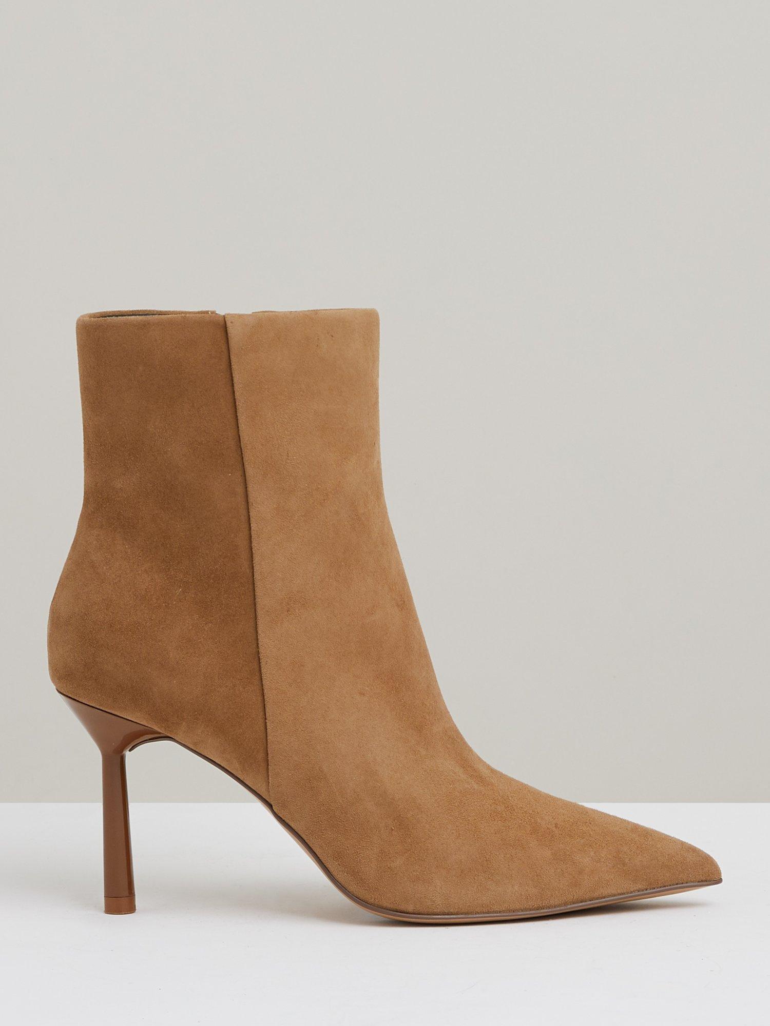 Tan high heel ankle boots online