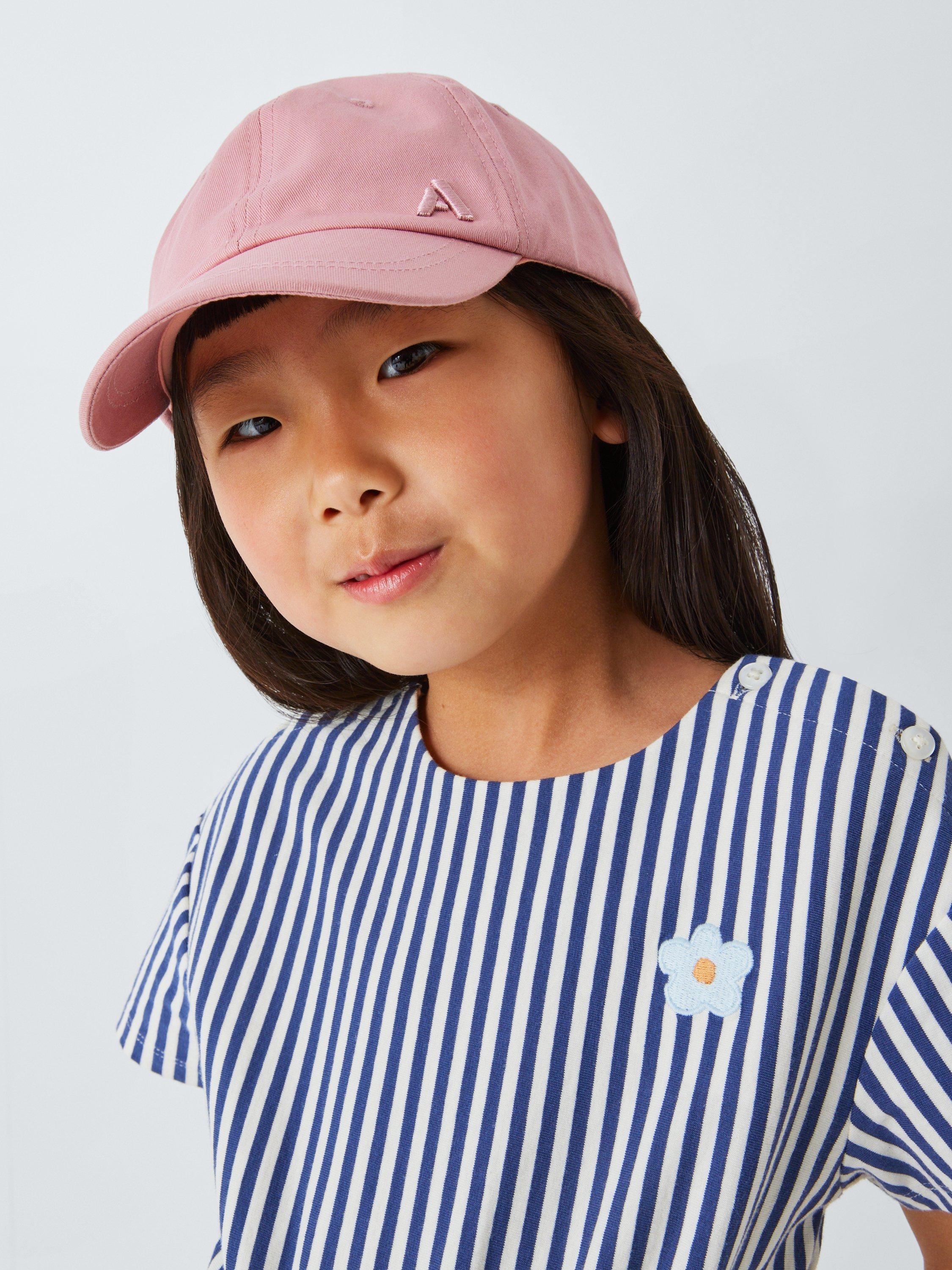 Product image 1 of 4, which shows John Lewis ANYDAY Kids' Baseball Cap, Pink, 0-6 months