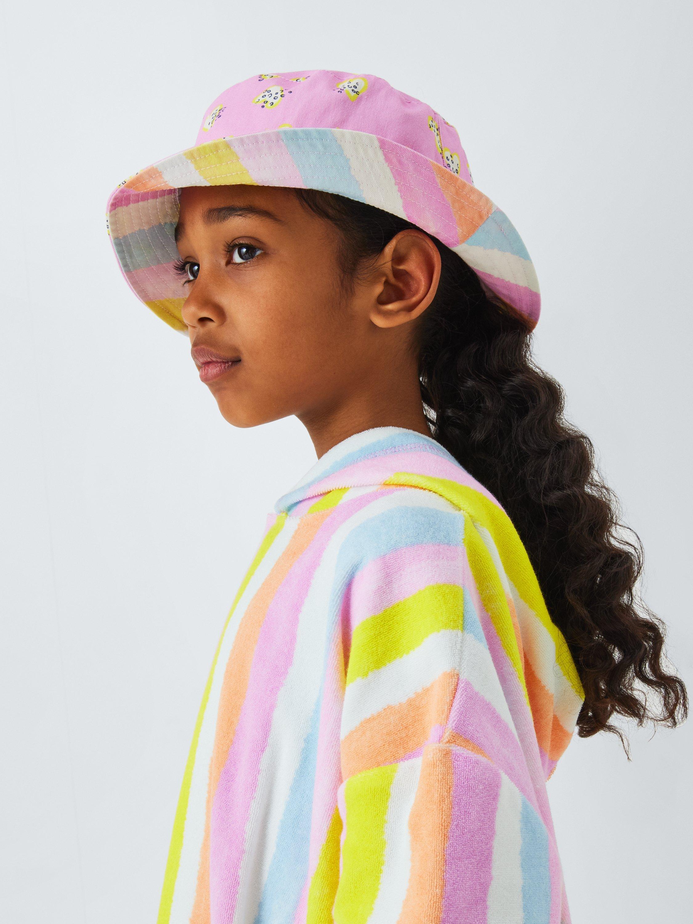 Product image 1 of 5, which shows John Lewis Kids' Hearts Reversible Hat, Multi, 3-5 years
