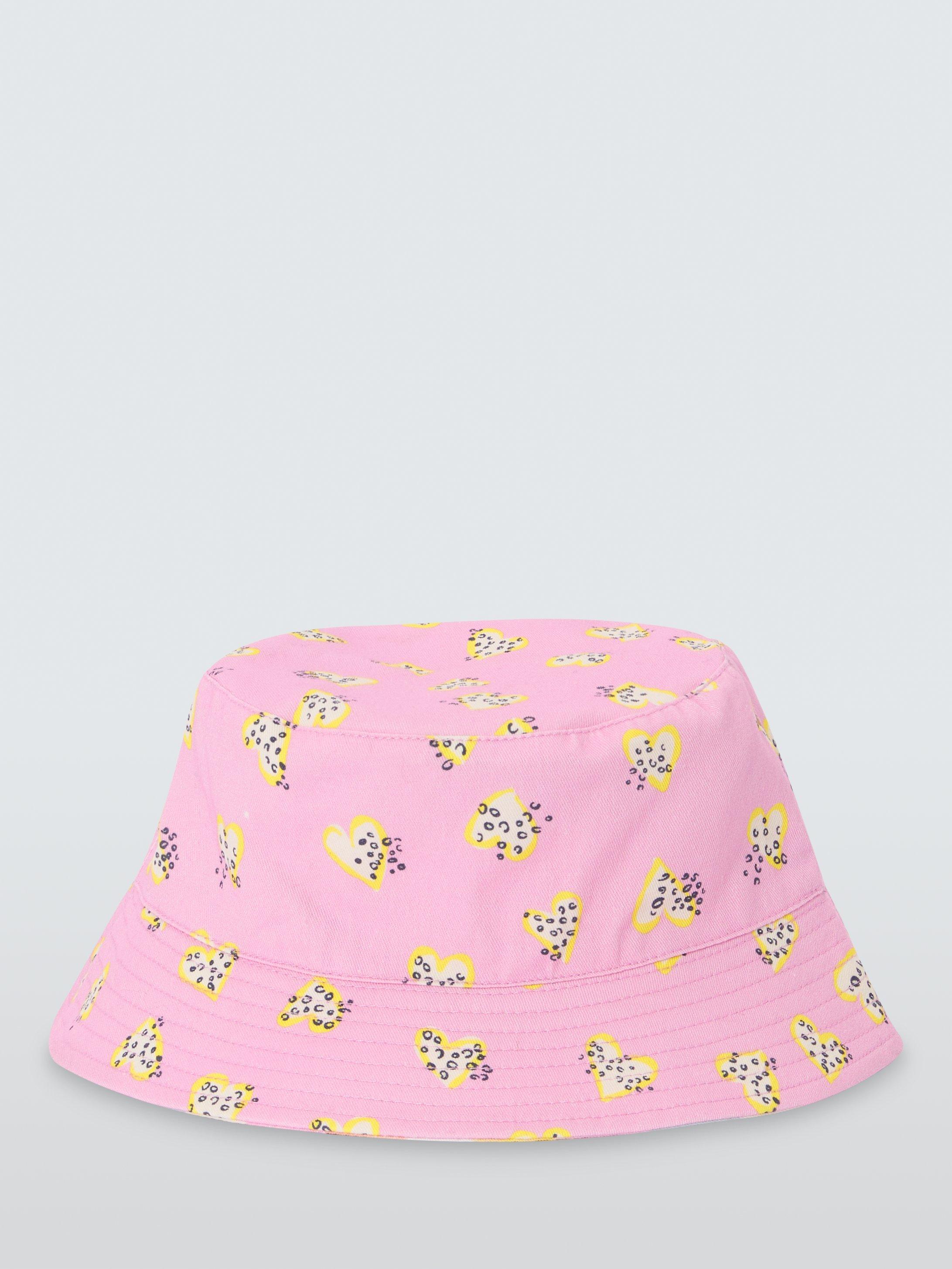 Product image 2 of 5, which shows John Lewis Kids' Hearts Reversible Hat, Multi, 3-5 years