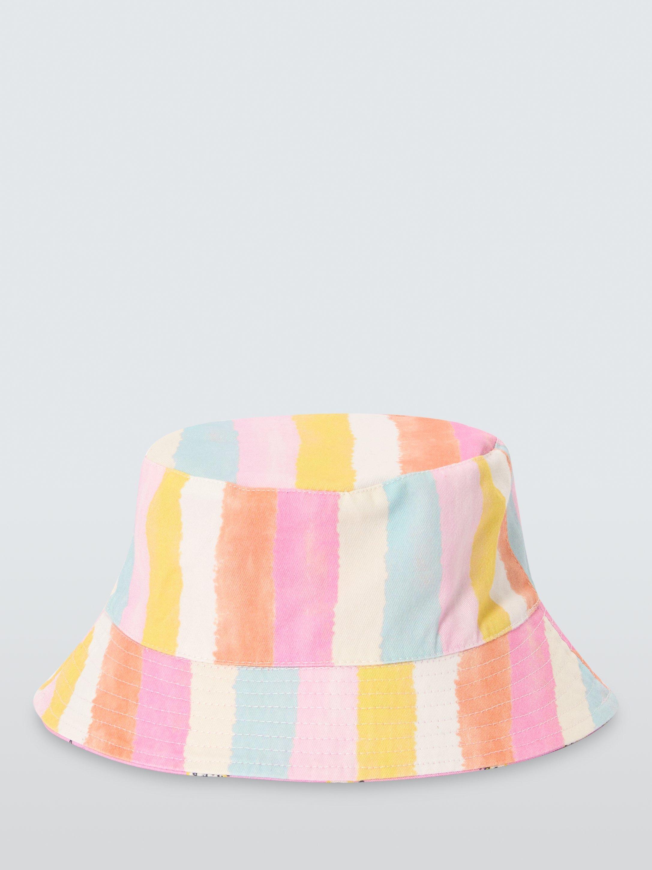 Product image 5 of 5, which shows John Lewis Kids' Hearts Reversible Hat, Multi, 3-5 years