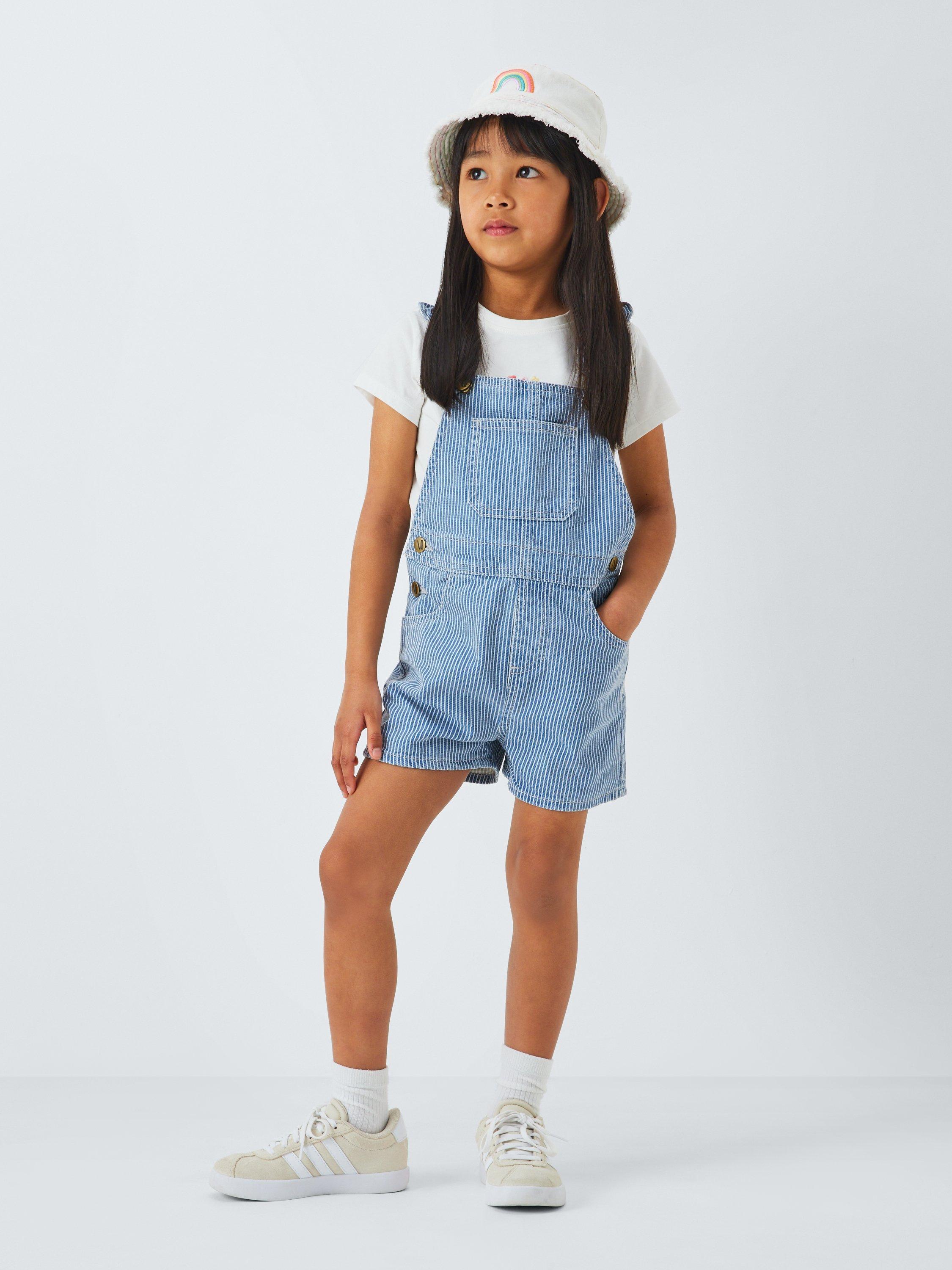Product image 4 of 4, which shows John Lewis Kids' Rainbow Bucket Hat, White, 3-5 years
