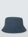 John Lewis Kids' Stripe Reversible Bucket Hat, Grey