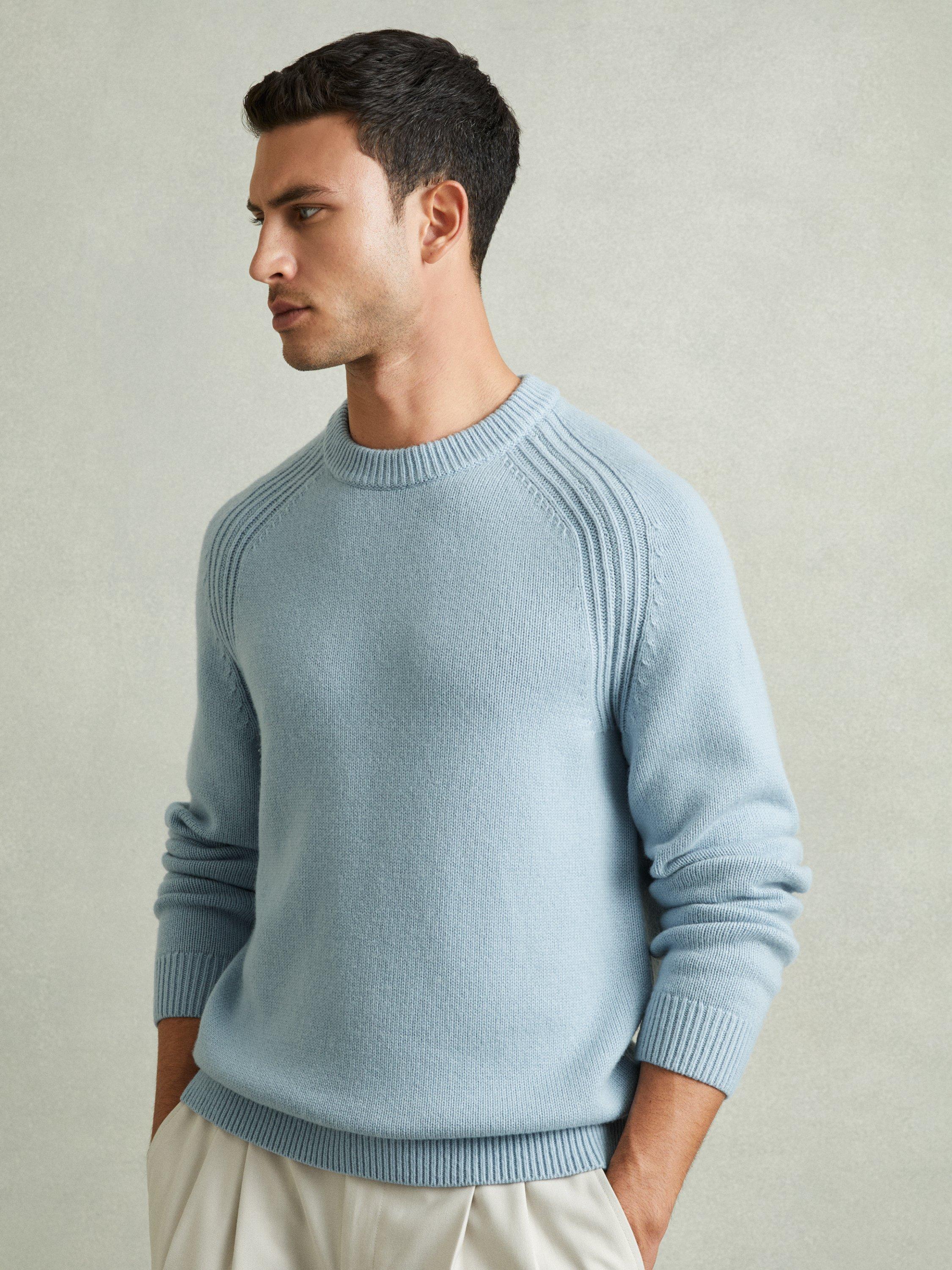Reiss Cloud Wool Blend Crew Jumper