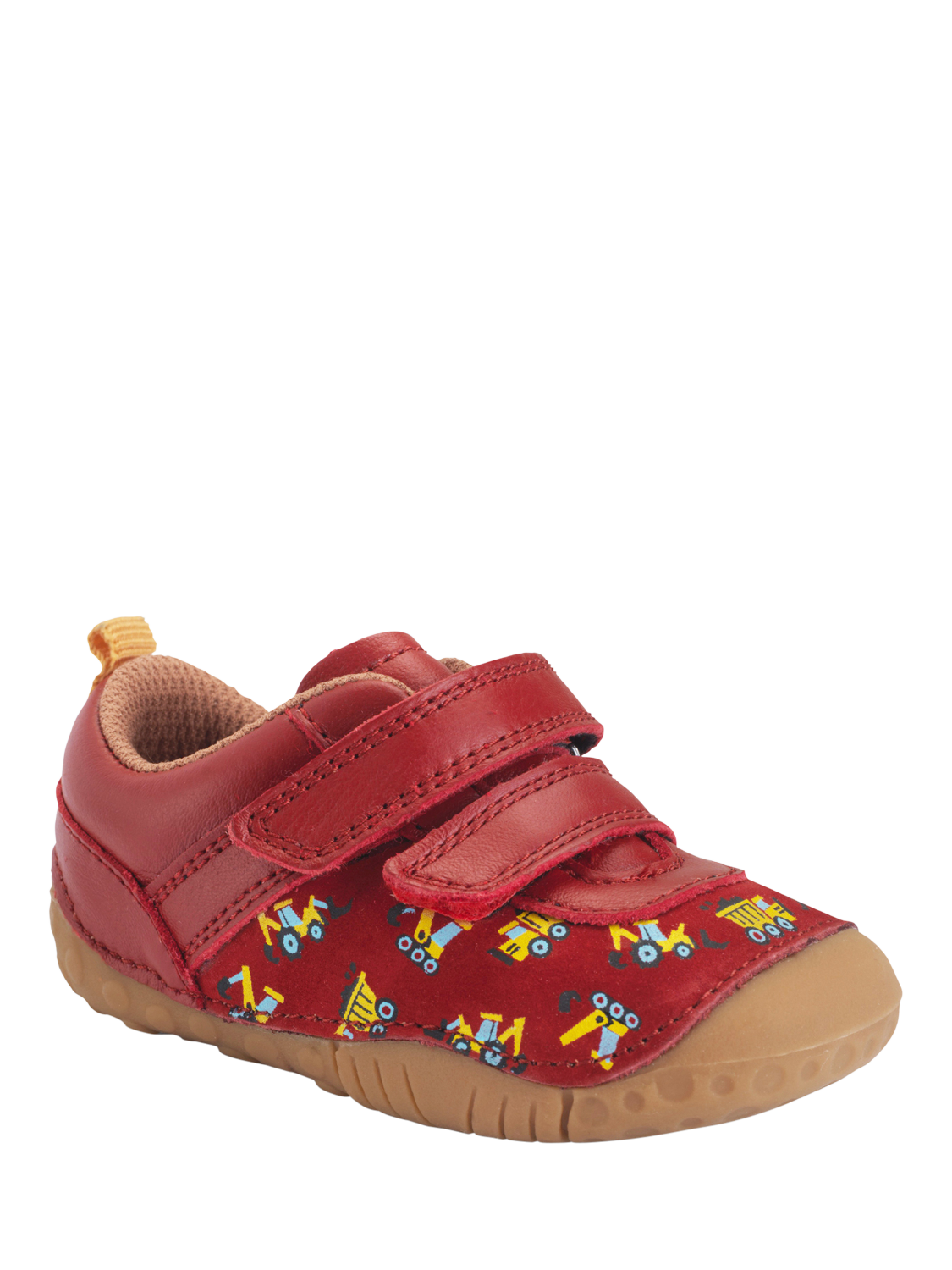 Product image 2 of 6, which shows Start-rite Baby Little Smile Pre-Walker Shoes, Red Leather, C3F