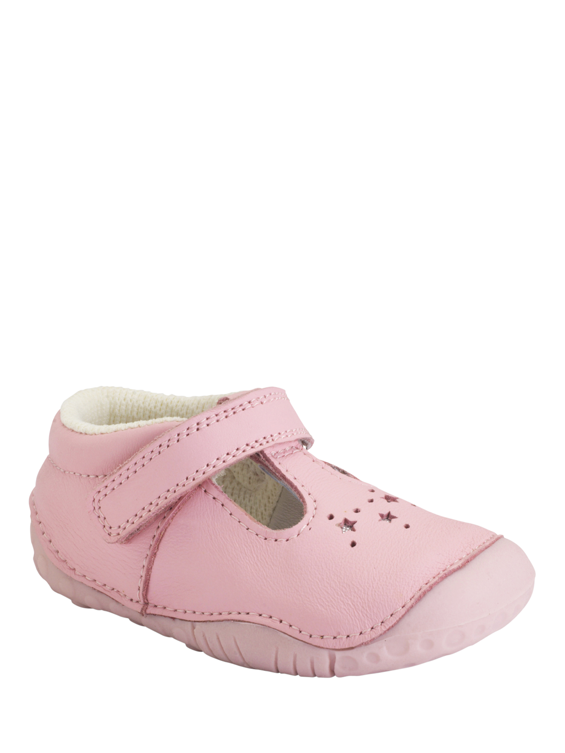 Product image 2 of 6, which shows Start-rite Baby Tumble Pre-Walker Shoes, Sugar Pink, C2F