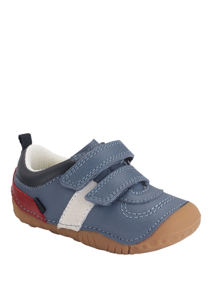 Start-Rite Baby Zap Pre-Walker Shoes, Denim Blue - view 2, Denim Blue