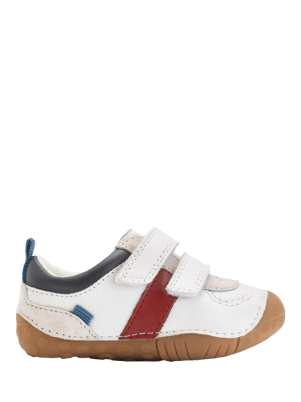 Start-Rite Baby Zap Pre-Walker Shoes, White Leather, White Leather