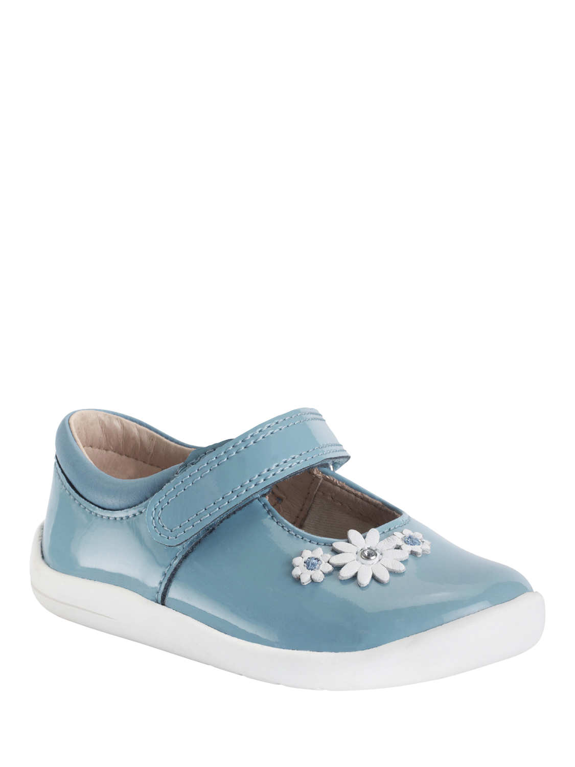 Product image 2 of 6, which shows Start Rite Kids' Fairy Tale Shoes, Cornflour Blue, 5 F Jnr