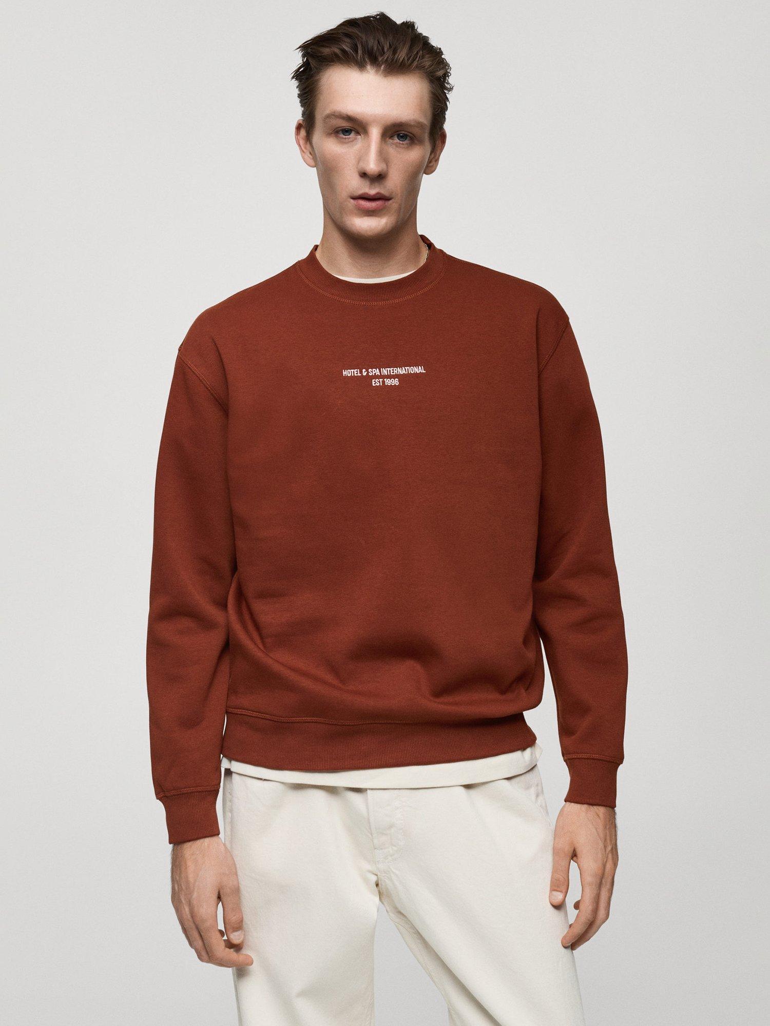 Mango Hotel Bellevue Sweatshirt, Medium Orange