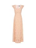 HotSquash Eleanor Lace Maxi Dress, Peach
