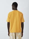 John Lewis Embroidered Pocket Cotton T-Shirt, Oak Buff