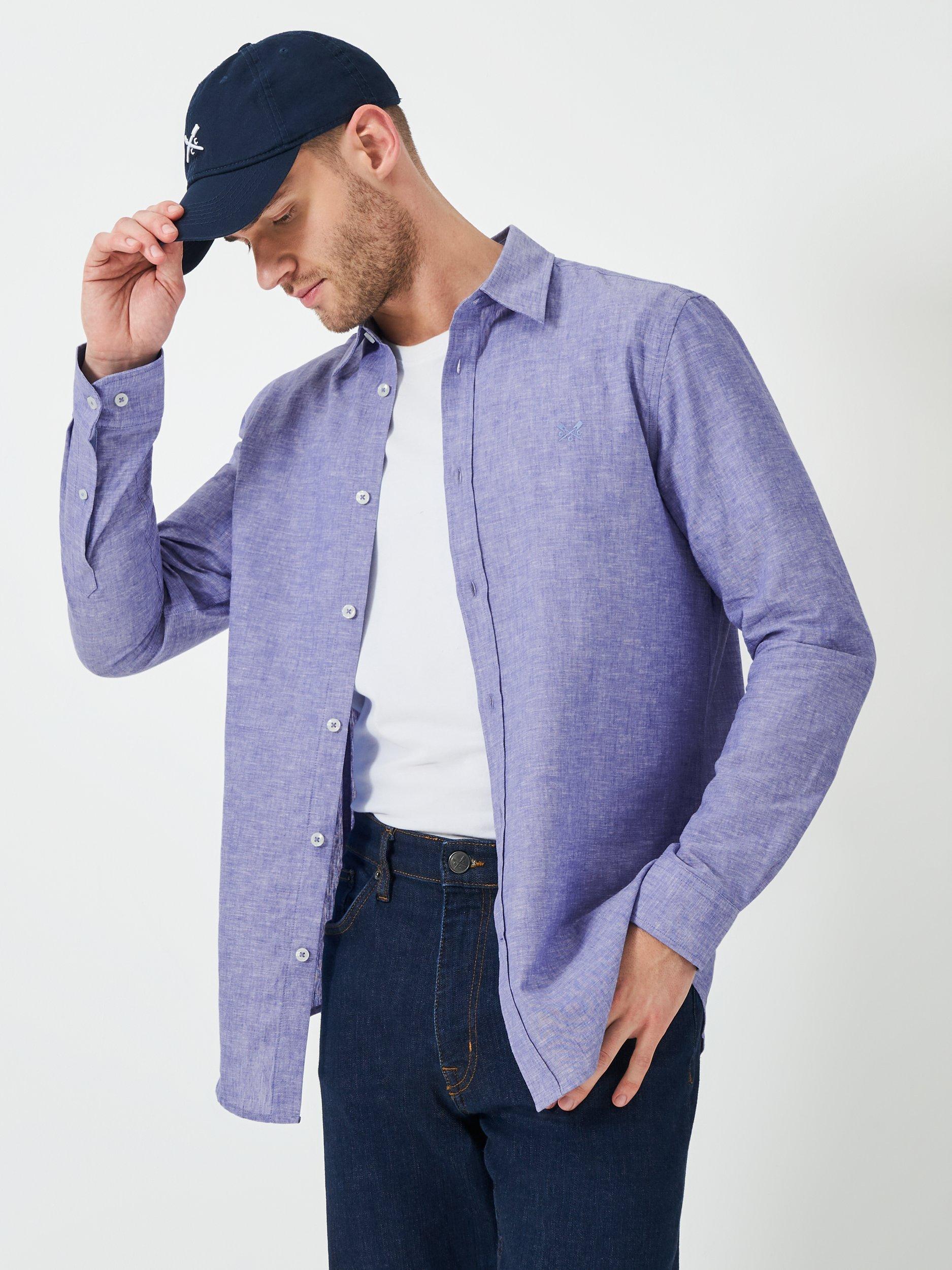 Crew Clothing Padstow Half-Zip Sweatshirt, Blackberry