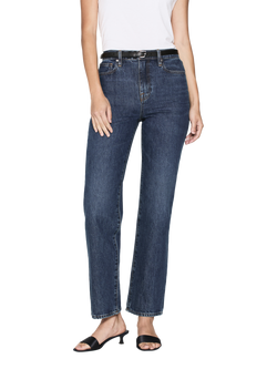 FRAME Le Jane Ankle Grazer Jeans, Mid Blue, Mid Blue
