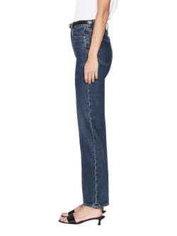 FRAME Le Jane Ankle Grazer Jeans, Mid Blue - view 2, Mid Blue
