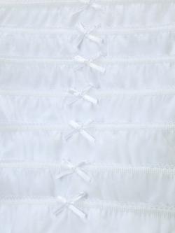 John Lewis Kids' Picot Trim Cotton Briefs, Pack of 7 - view 2, White