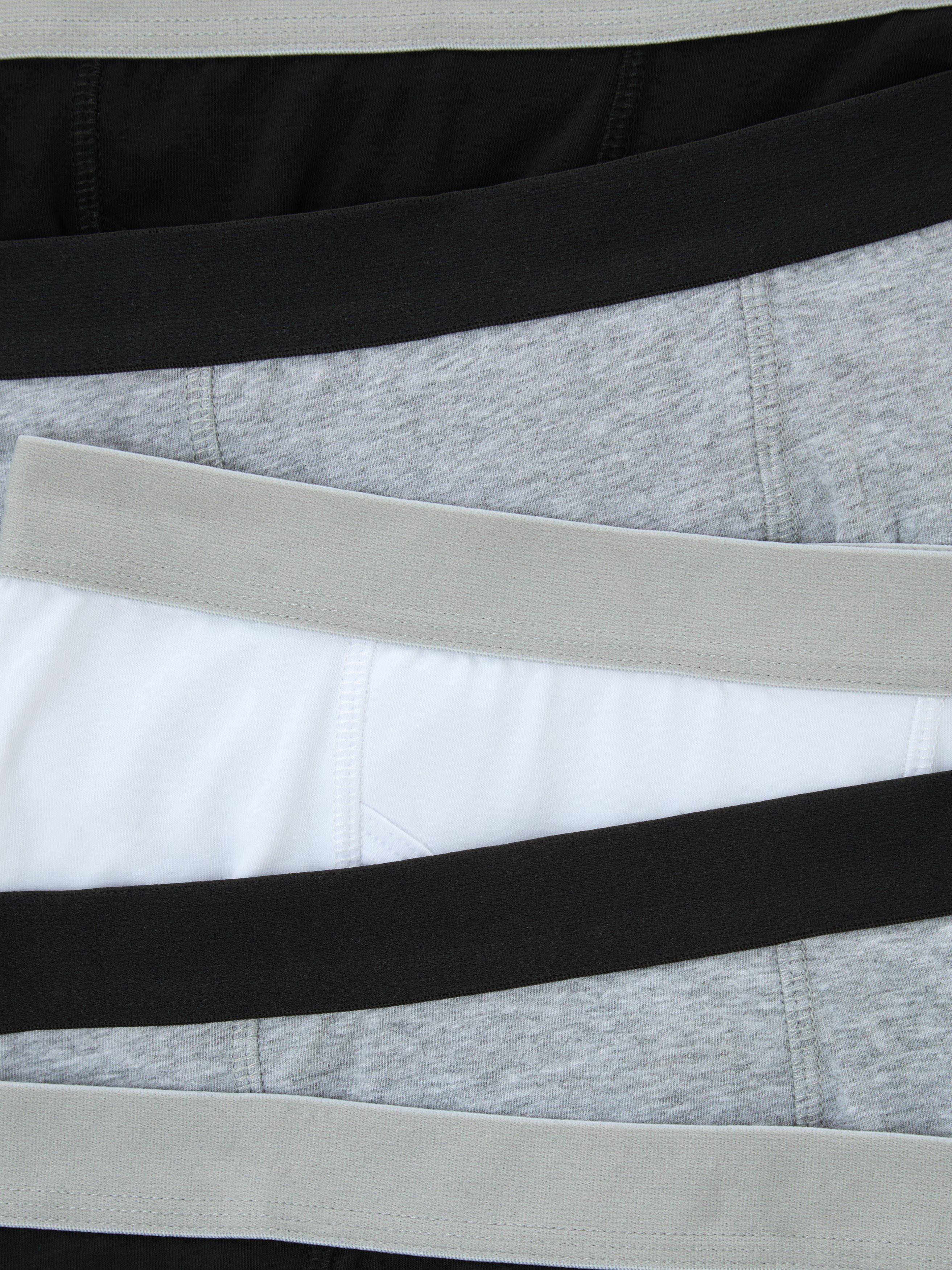 Product image 2 of 2, which shows John Lewis Kids' Cotton Blend Trunks, Pack of 5, Multi, 2-3 years