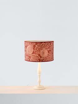 John Lewis x Sanderson Cantaloupe Drum Lampshade, Terracotta