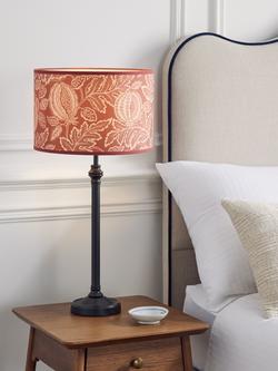 John Lewis x Sanderson Cantaloupe Drum Lampshade - view 2, Terracotta