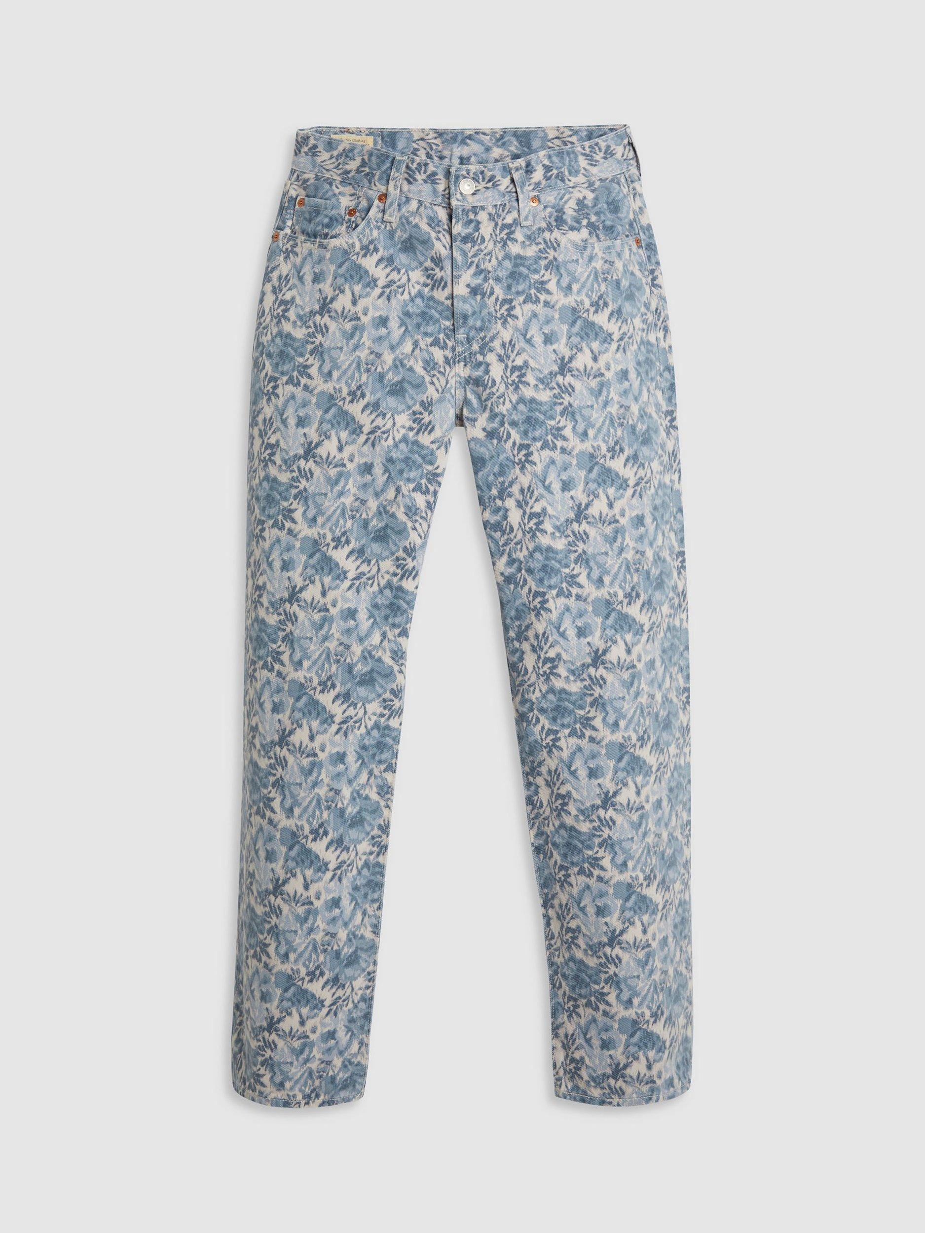 Product image 3 of 4, which shows Levi's 501 90's Floral Ankle Grazer Jeans, Ophelia Floral, 24