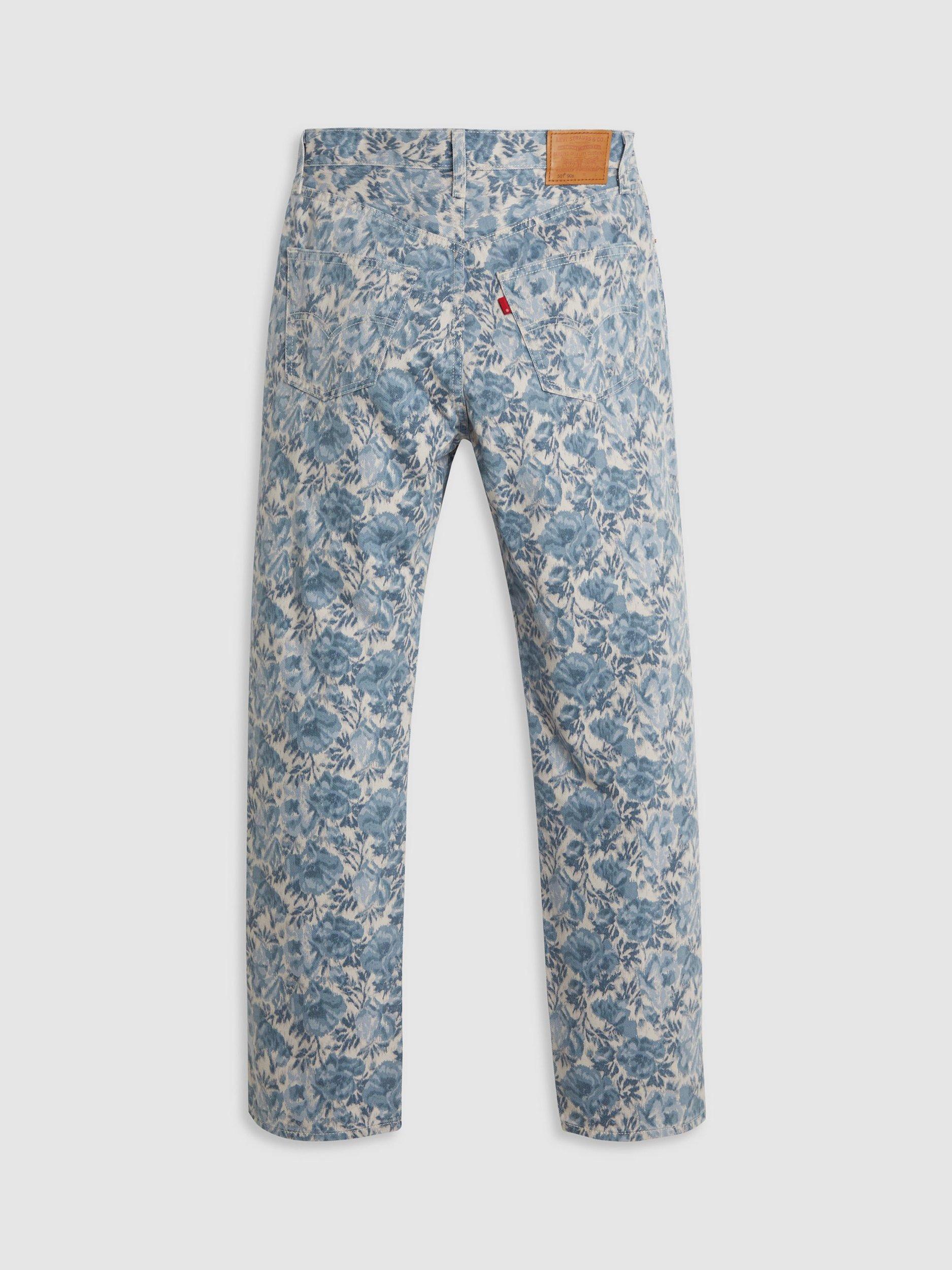 Product image 4 of 4, which shows Levi's 501 90's Floral Ankle Grazer Jeans, Ophelia Floral, 24