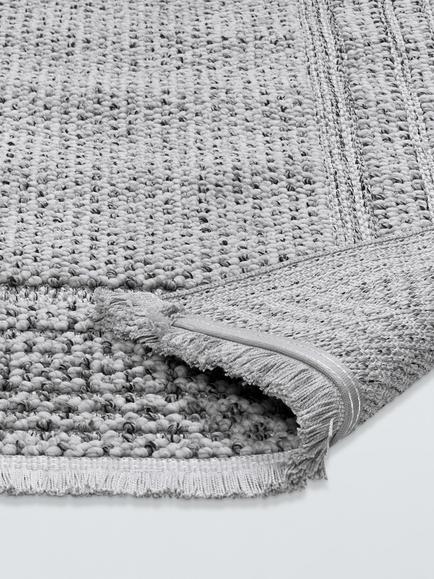 John Lewis Easy Care Border Boucle Rug, Natural - view 2, Natural
