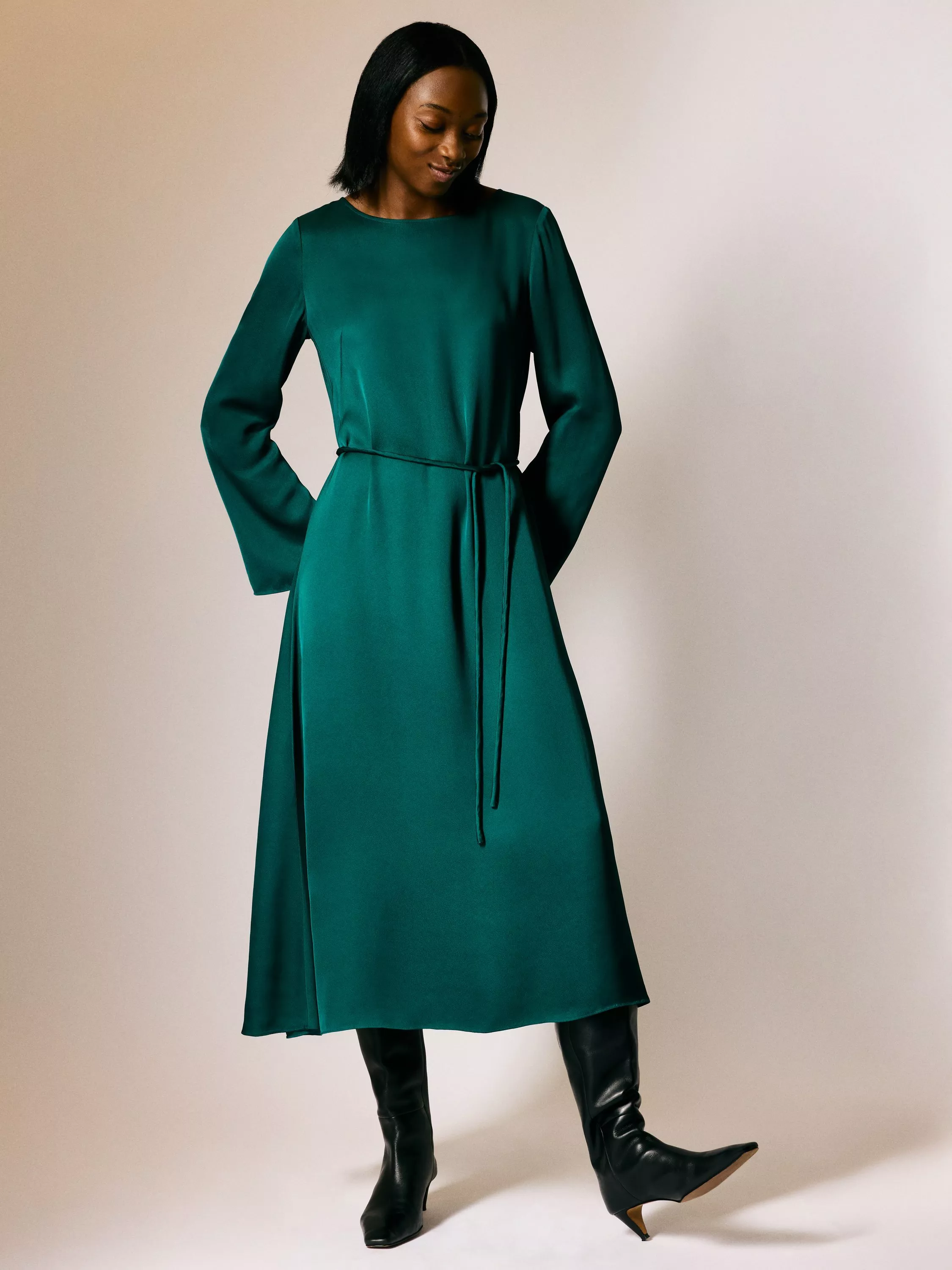 Jigsaw green dress hotsell