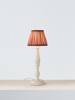 John Lewis x Sanderson Pinetum Stripe Lampshade, Red, Dia.16cm