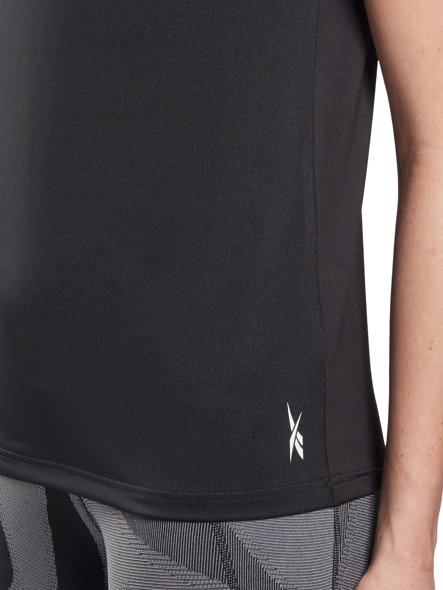 Product image 3 of 6, which shows Reebok Women's Id Train Sport Top, Black, XS
