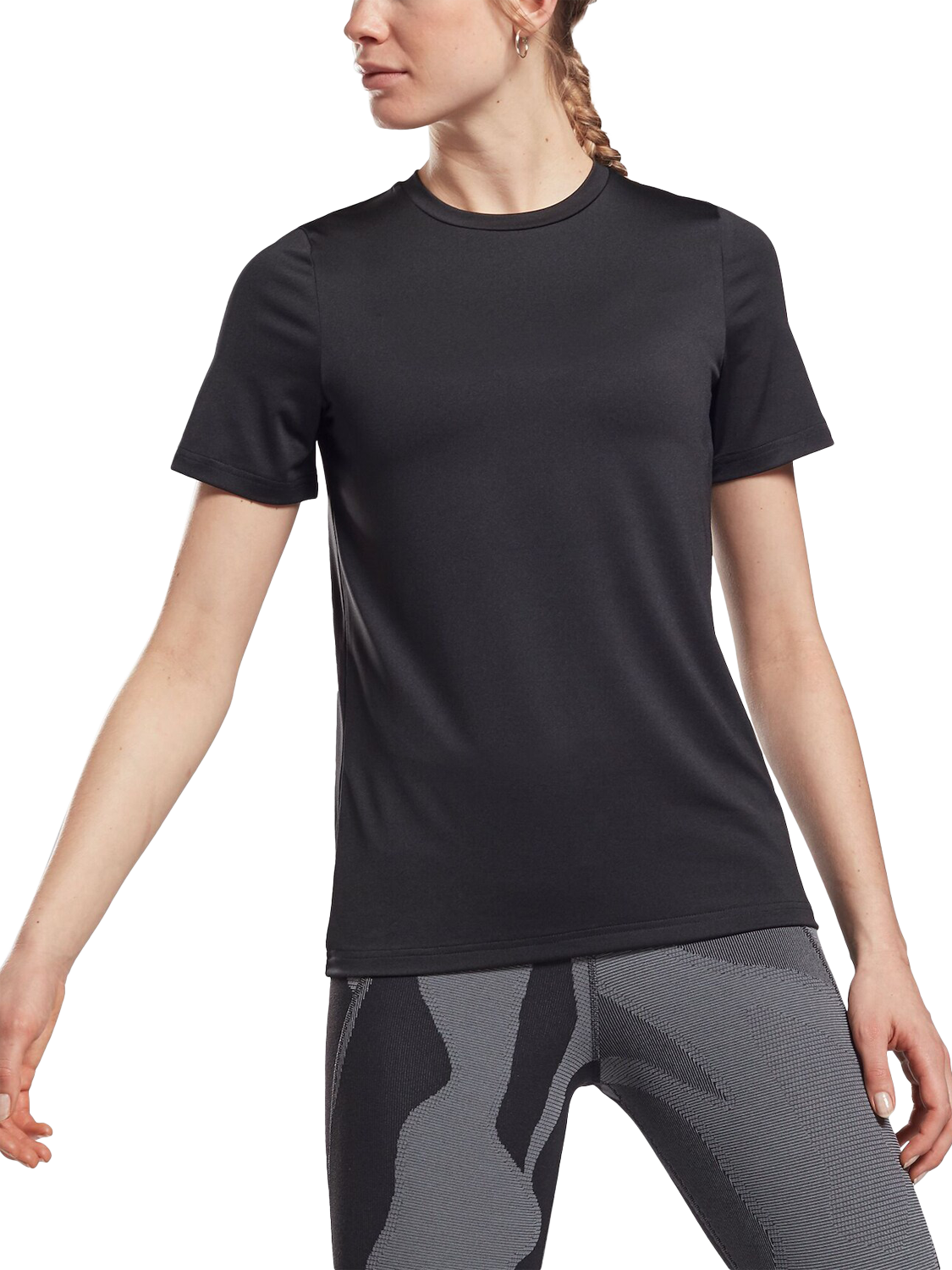 Product image 5 of 6, which shows Reebok Women's Id Train Sport Top, Black, XS