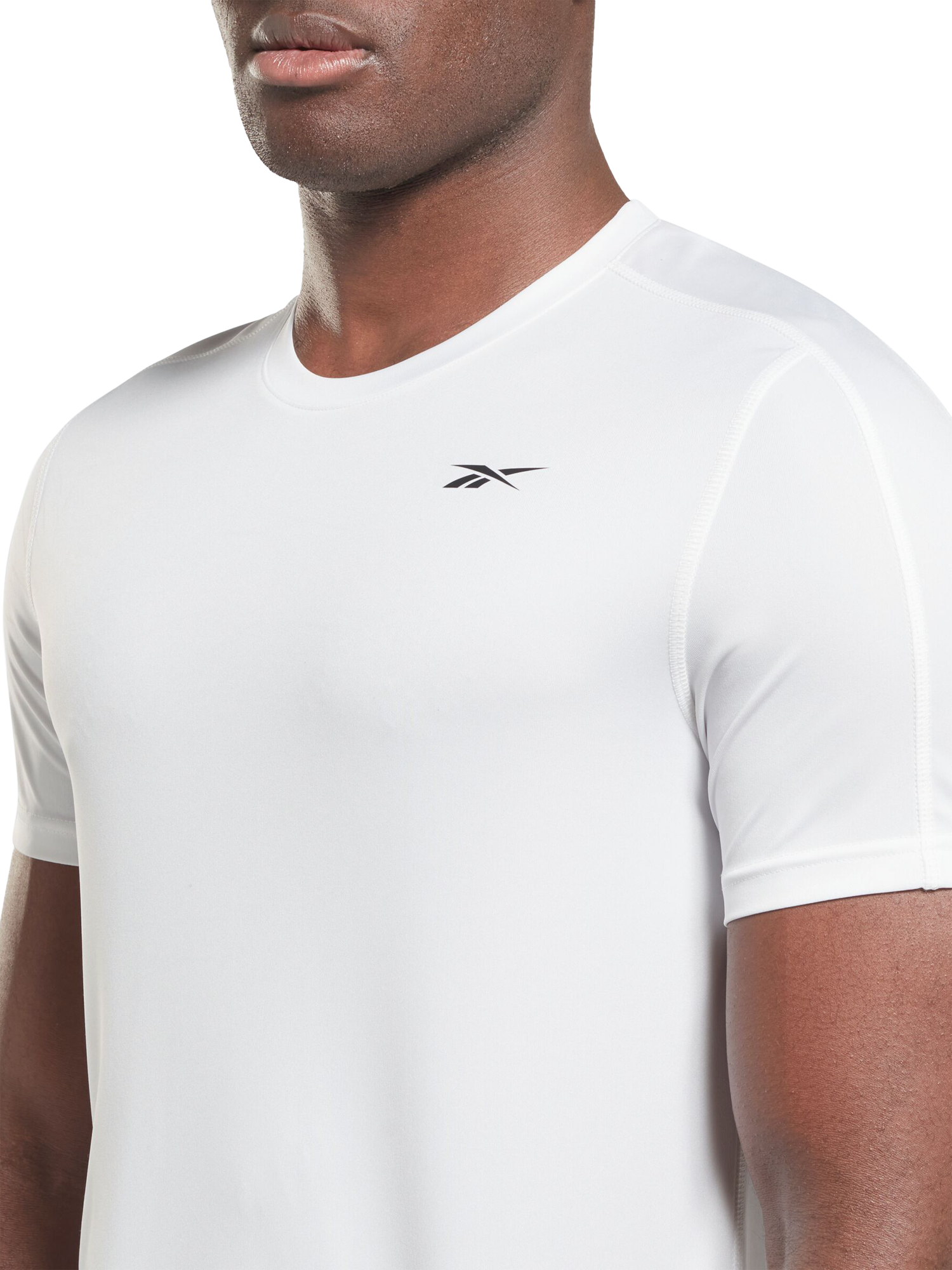 Product image 2 of 6, which shows Reebok Men's Training Tech T-Shirt, White, S