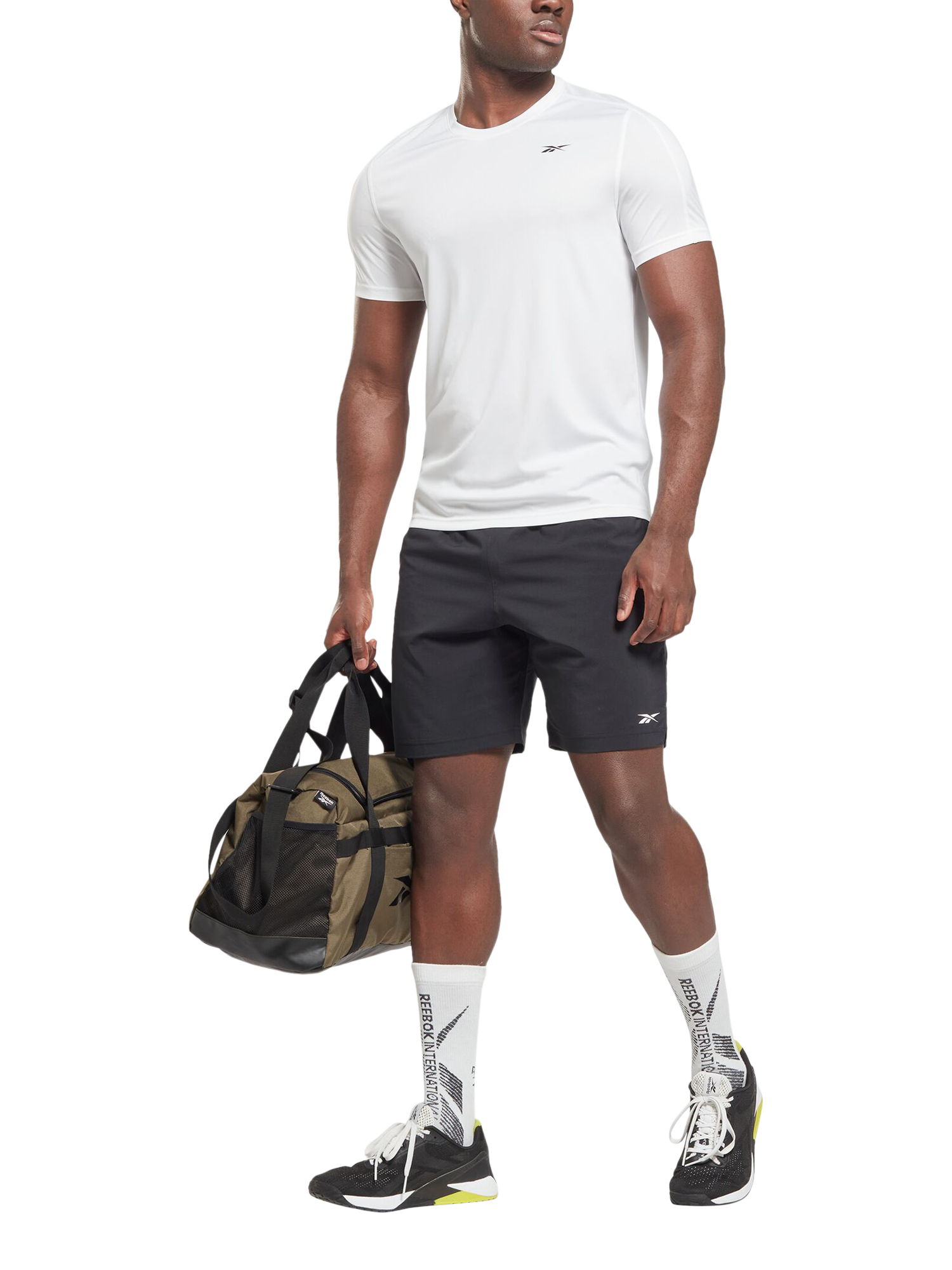 Product image 4 of 6, which shows Reebok Men's Training Tech T-Shirt, White, S