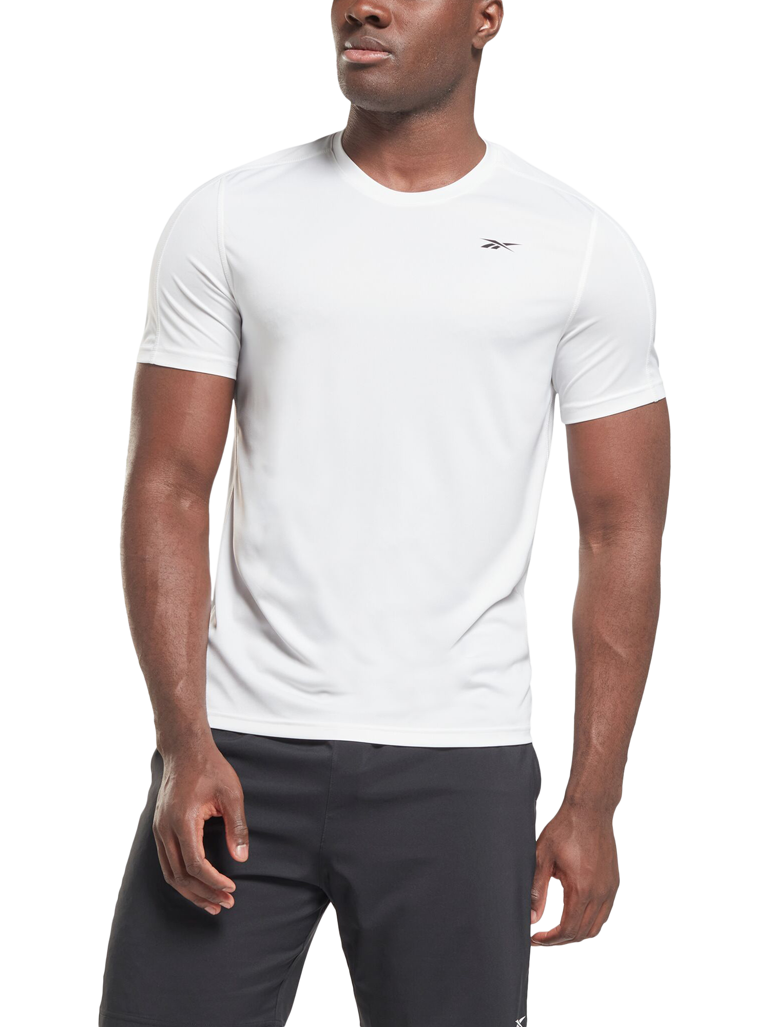Product image 5 of 6, which shows Reebok Men's Training Tech T-Shirt, White, S