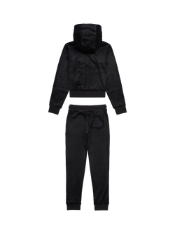 Juicy Couture Kids' Diamante Hoodie and Slim Joggers Set - view 2, Jet Black